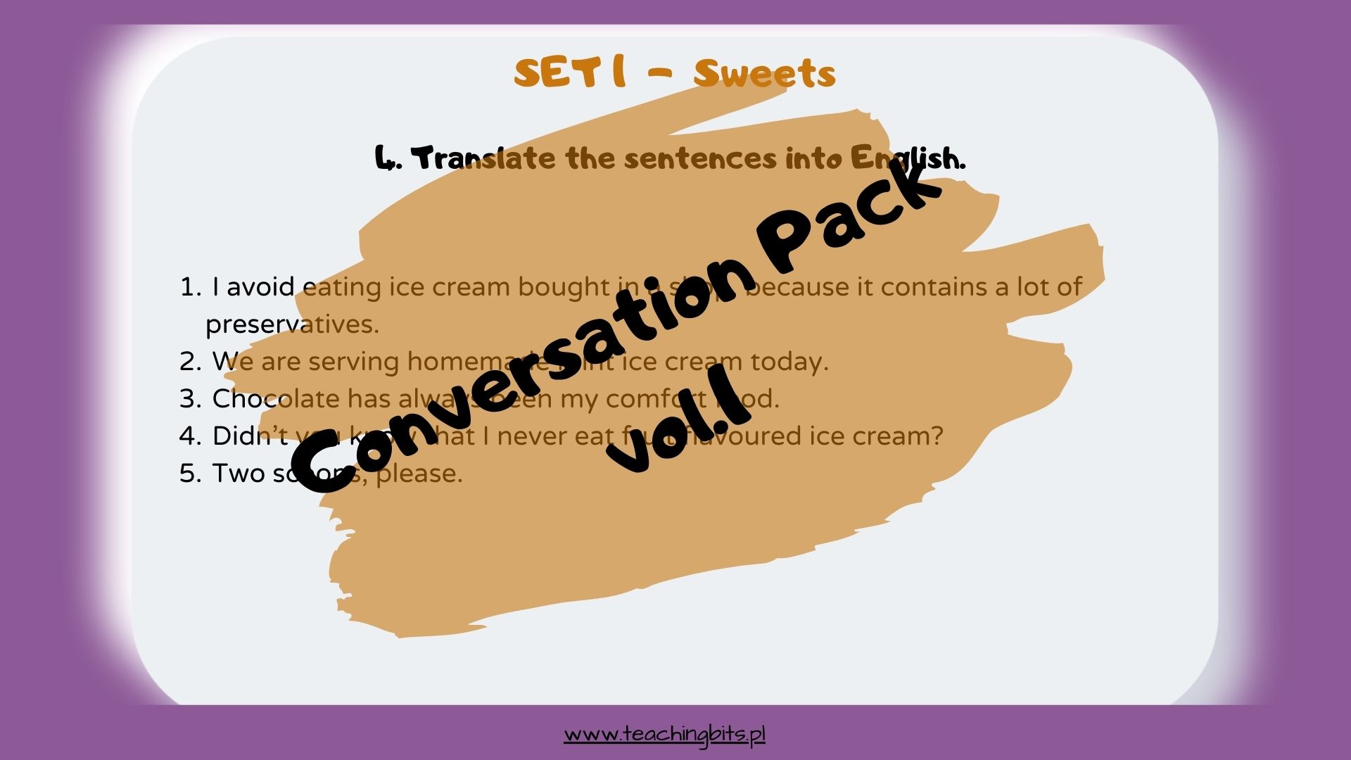 Dwupak Conversation Pack - obrazek 8