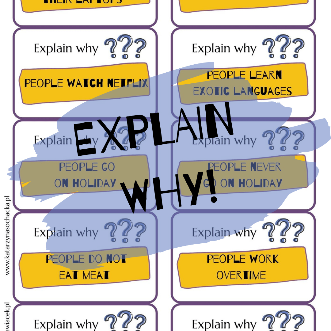 Explain why! Speaking Bits