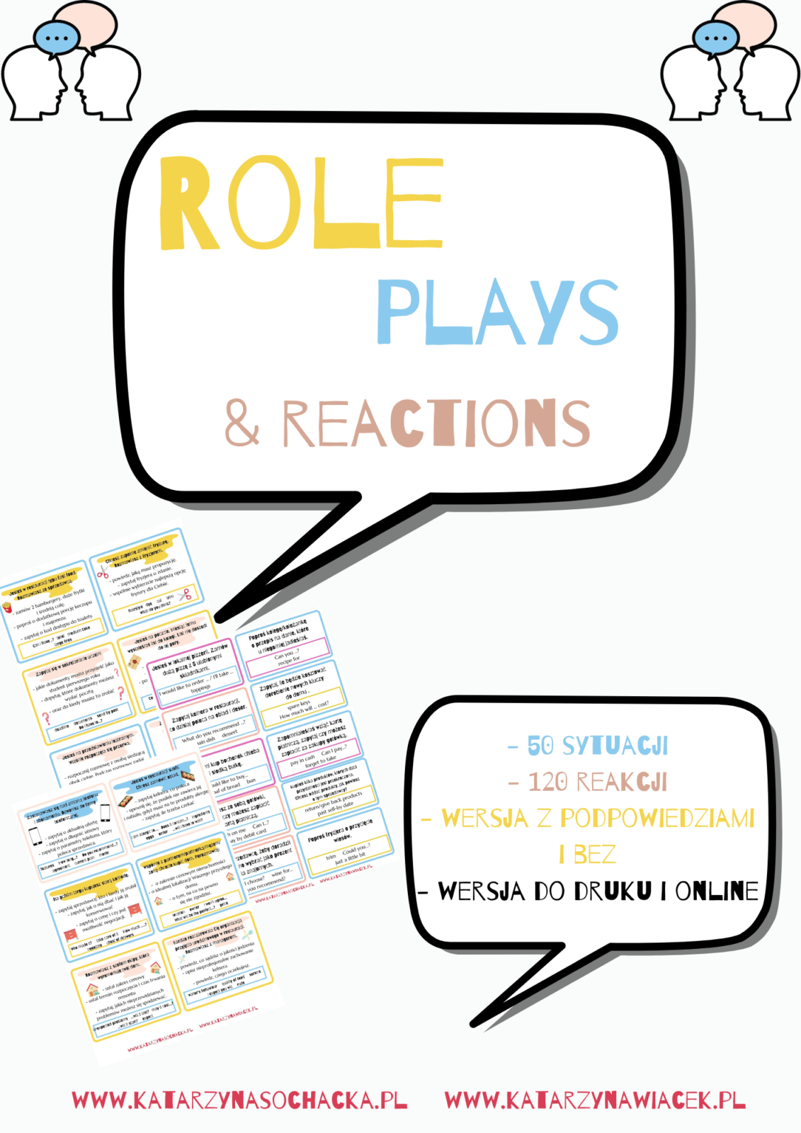 Dwupak Role plays & reactions + Just react! - obrazek 2