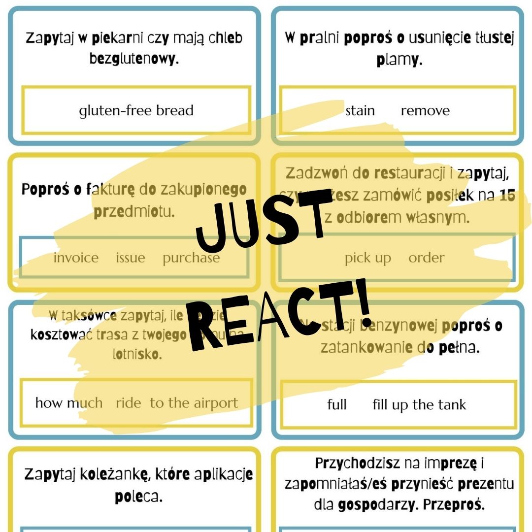 Just react! - obrazek 6