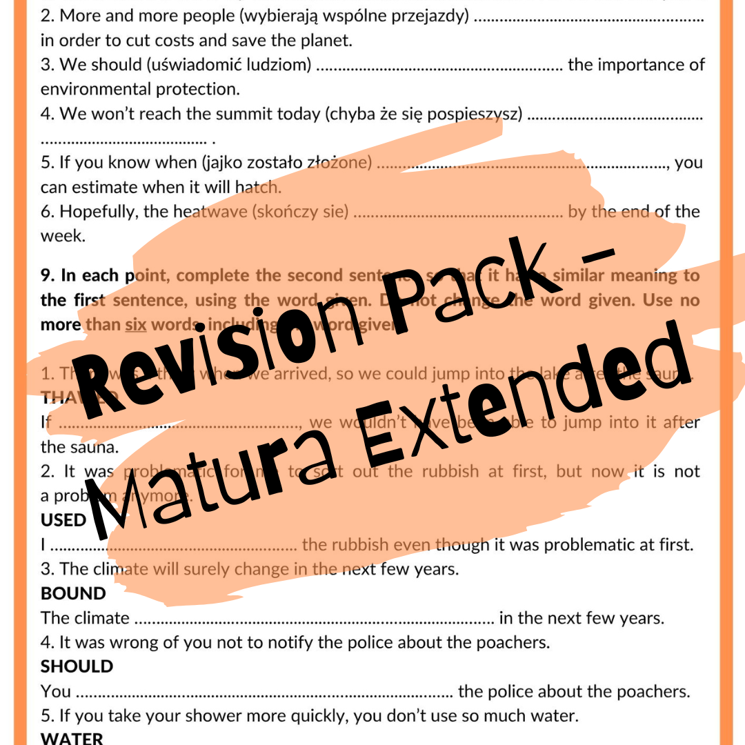 Revision Pack - Extended Matura - obrazek 7